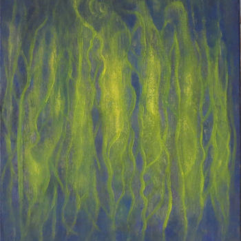 Painting titled "Nature spectrale" by Fabrice Cadet, Original Artwork, Acrylic