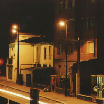 Fotografie mit dem Titel "Ma rue de nuit" von Fabrice Cadet, Original-Kunstwerk