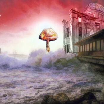 Digital Arts titled "Hiroshima" by Fabrice Fouarge, Original Artwork, Digital Painting