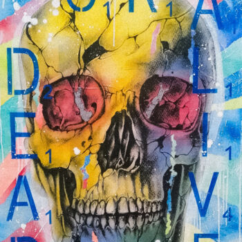 Collages getiteld "Dead or alive" door Fabrice Hubert, Origineel Kunstwerk, Collages