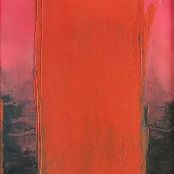 Картина под названием "horizon suspendu 4" - Fabrice Janvier, Подлинное произведение искусства, Акрил