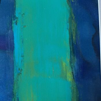 Картина под названием "horizon suspendu 6" - Fabrice Janvier, Подлинное произведение искусства, Акрил