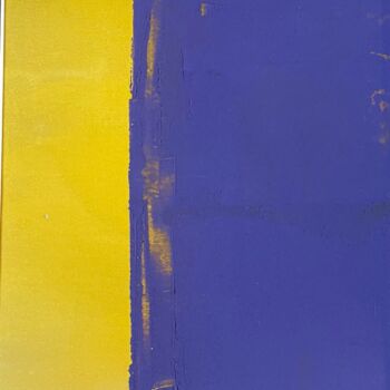 Картина под названием "horizon suspendu 7" - Fabrice Janvier, Подлинное произведение искусства, Акрил