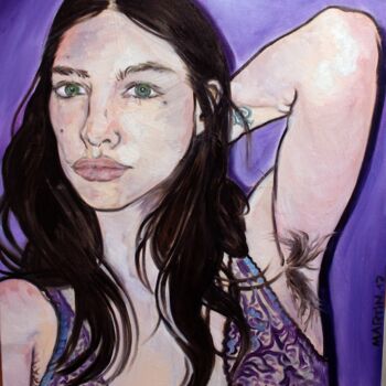 Pintura titulada "Alexandra Marzella" por Fabrice Martin, Obra de arte original, Oleo