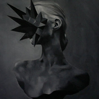 Malarstwo zatytułowany „The hardest part of…” autorstwa Fabrice Van Der Beek, Oryginalna praca, Olej