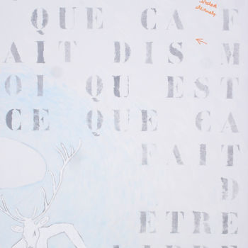 Malarstwo zatytułowany „etre-libre-100x81.j…” autorstwa Fabrice Réhel, Oryginalna praca, Akryl