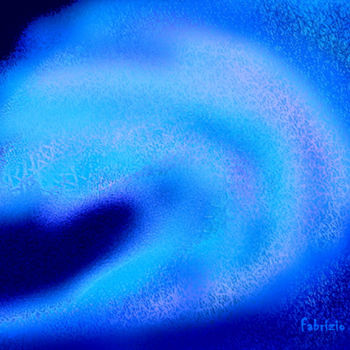 Arte digital titulada "Night Wave" por Fabrizio Agostini, Obra de arte original, Pintura Digital