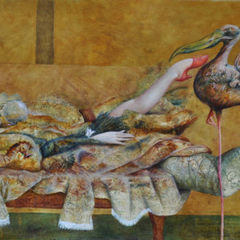 Pittura intitolato "n61-rit-de-ton-orgu…" da Fabrizio Riccardi, Opera d'arte originale