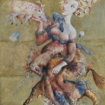 Painting titled "n83-de-sauce-et-epi…" by Fabrizio Riccardi, Original Artwork