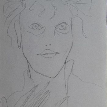 Drawing titled "Edward" by Fabrizio Paris, Original Artwork