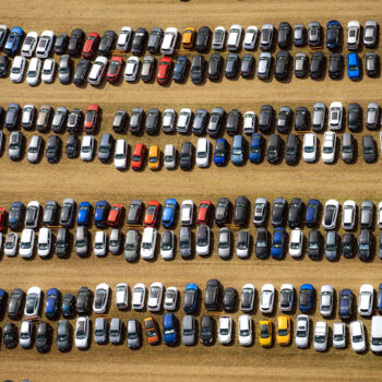 Фотография под названием "Toy cars" - Fabrizio Villa, Подлинное произведение искусства, Цифровая фотография