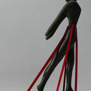 Sculpture intitulée "danseuse élan" par Fabien Bochard, Œuvre d'art originale, Bois