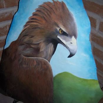 Painting titled "hawk" by Facundo Lucero, Original Artwork
