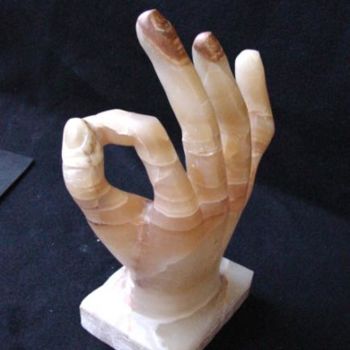 Sculpture titled "hand" by Facundo Lucero, Original Artwork