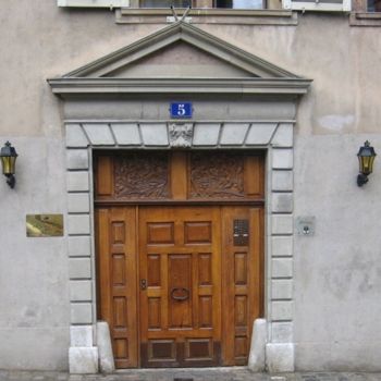 Fotografia intitulada "Porte (8) Genève Su…" por Hosni, Obras de arte originais