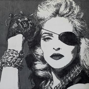 Pintura intitulada "Madonna" por Fabrice Martinez, Obras de arte originais, Acrílico