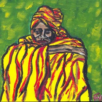 Картина под названием "Cameroun" - Fa B., Подлинное произведение искусства