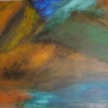 Painting titled "fundo do mar 2" by Angelina Martinho, Original Artwork