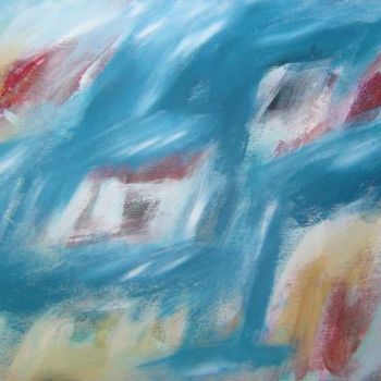Painting titled "mundo azul" by Angelina Martinho, Original Artwork