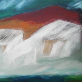 Painting titled "ilhas na corrente 50" by Angelina Martinho, Original Artwork