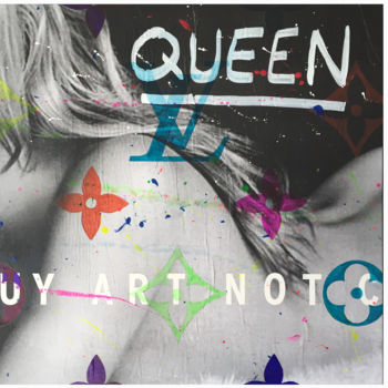Collages intitulée ""Queen Of Cool "" par Faldietti, Œuvre d'art originale