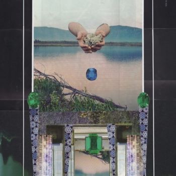 Arte digital titulada "mandala.jpg" por François Mélin, Obra de arte original, Fotografía manipulada