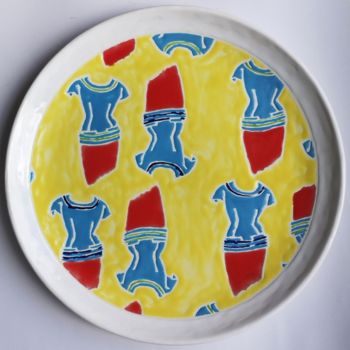 Design titled "Assiette en céramiq…" by Fanche Le Reste, Original Artwork, Ceramics