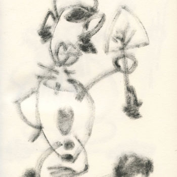 Drawing titled "." by Fangjingjing, Original Artwork, Ink
