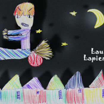 Tekening getiteld "Laurie Lapierre, 9…" door Fanie Lefebvre (Multicol'Art), Origineel Kunstwerk