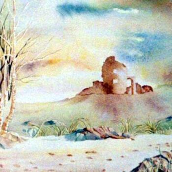 Peinture intitulée "couleurs du passé" par Fanny Laffitte, Œuvre d'art originale