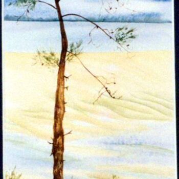 Peinture intitulée "A marée basse" par Fanny Laffitte, Œuvre d'art originale