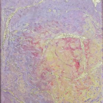 Картина под названием "Galaxy" - Fanny Durand, Подлинное произведение искусства, Акрил Установлен на Деревянная рама для нос…