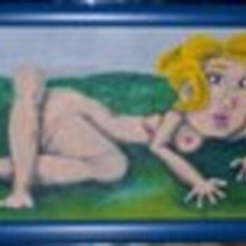 Peinture intitulée "Bizarre sensualité 1" par Fanny, Œuvre d'art originale