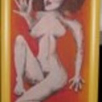 Painting titled "Bizarre sensualité 2" by Fanny, Original Artwork