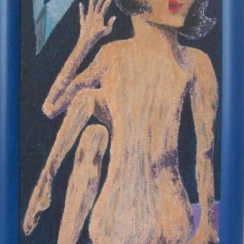 Peinture intitulée "Bizarre sensualité 3" par Fanny, Œuvre d'art originale