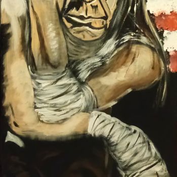 Painting titled "Iggy pop 2" by Fanny Lorenzetti, Original Artwork