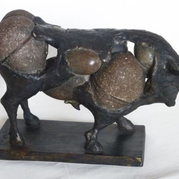 Escultura titulada "toro_2.jpg" por Roberto Fantini, Obra de arte original