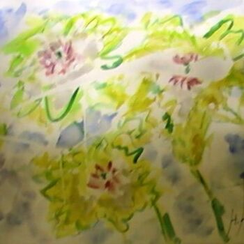 Pintura titulada "flowers1.JPG" por Free Butterfly, Obra de arte original
