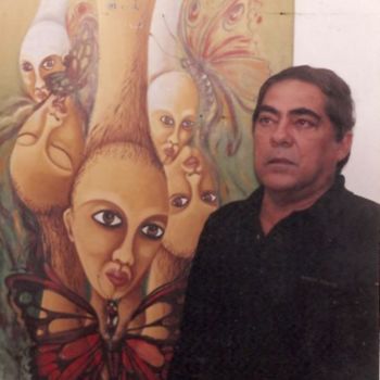 Pintura titulada "Mariposa Traicionera" por Luis Alberto Faraco, Obra de arte original, Oleo