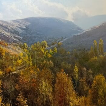 "Fall In The Valley" başlıklı Tablo Faramarz Mokhtarpour tarafından, Orijinal sanat, Petrol