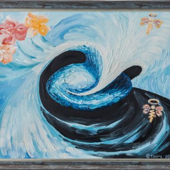 Pittura intitolato "Seele: Glaube" da Farben Airs ( F.Air'S ), Opera d'arte originale, Olio Montato su Telaio per barella in…