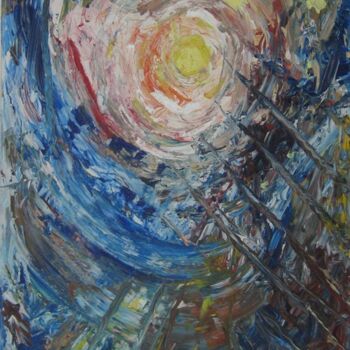 Painting titled "universo1.jpg" by Fareli, Original Artwork, Oil