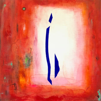 Malerei mit dem Titel "nynio" von Farid Bellal, Original-Kunstwerk, Acryl