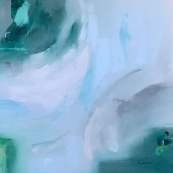 Картина под названием "Abstarct painting w…" - Farida Mulasanova, Подлинное произведение искусства, Масло