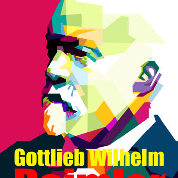 Digital Arts titled "Gottlieb Wilhelm Da…" by Fariza Abdurrazaq, Original Artwork, 2D Digital Work