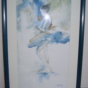 Painting titled "danseuse" by Arlette Faure, Original Artwork, Oil