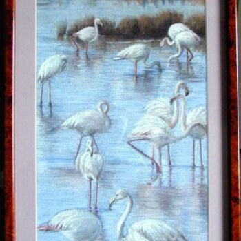 Pintura titulada "Hyères" por Farnaz Pishro, Obra de arte original, Pastel