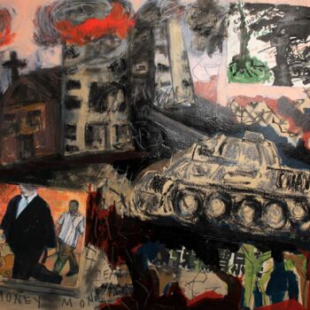 Malerei mit dem Titel "Lords. of War ii" von Fatima Fernandes, Original-Kunstwerk, Acryl