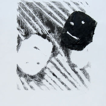 Incisioni, stampe intitolato "masque.jpg" da Kammoun, Opera d'arte originale