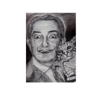 Peinture intitulée "Salvador Dali" par Fatmina, Œuvre d'art originale